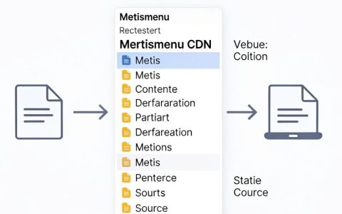metismenu cdn怎么用？metismenu cdn地址