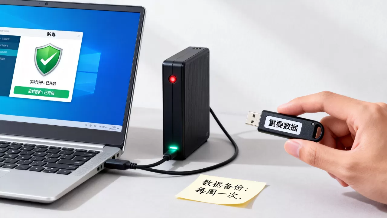 个人如何保证计算机数据安全？电脑中毒数据丢失怎么办