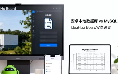 安卓本地数据库和mysql区别是什么，IdeaHub Board设备安卓设置