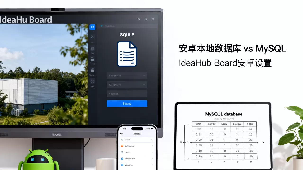 安卓本地数据库和mysql区别是什么,IdeaHub Board设备安卓设置 安卓本地数据库和mysql区别是什么,IdeaHub Board设备安卓设置
