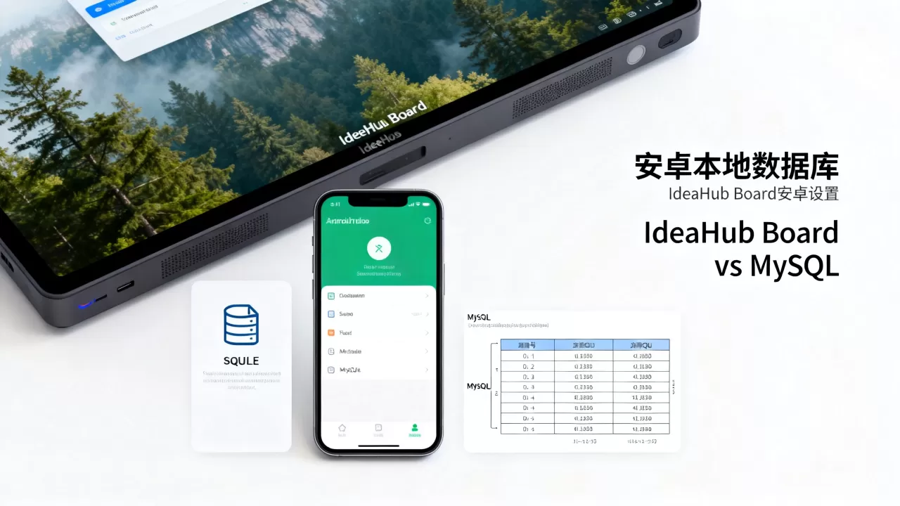 安卓本地数据库和mysql区别是什么,IdeaHub Board设备安卓设置 安卓本地数据库和mysql区别是什么,IdeaHub Board设备安卓设置