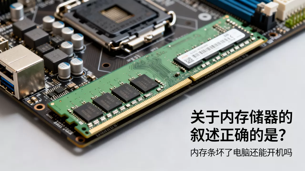 关于内存储器的叙述正确的是?内存条坏了电脑还能开机吗 关于内存储器的叙述正确的是?内存条坏了电脑还能开机吗