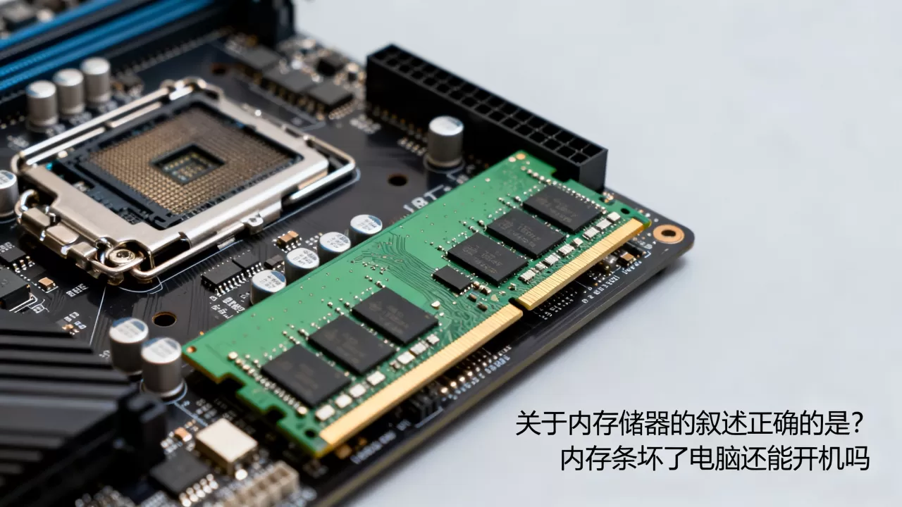 关于内存储器的叙述正确的是?内存条坏了电脑还能开机吗 关于内存储器的叙述正确的是?内存条坏了电脑还能开机吗