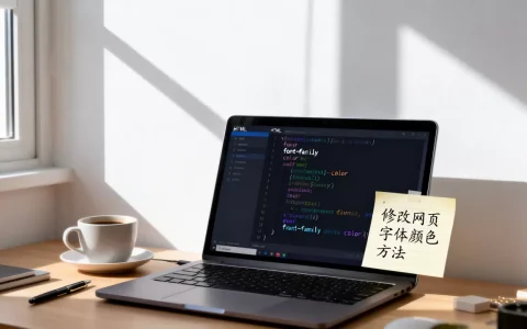 html语言怎么改字体？修改网页字体颜色的方法
