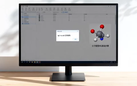api ms win文件找不到怎么办？分子搜索MS怎么查