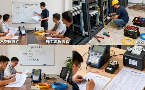 互联网专线接入工程技术交底怎么做？具体施工流程与验收标准