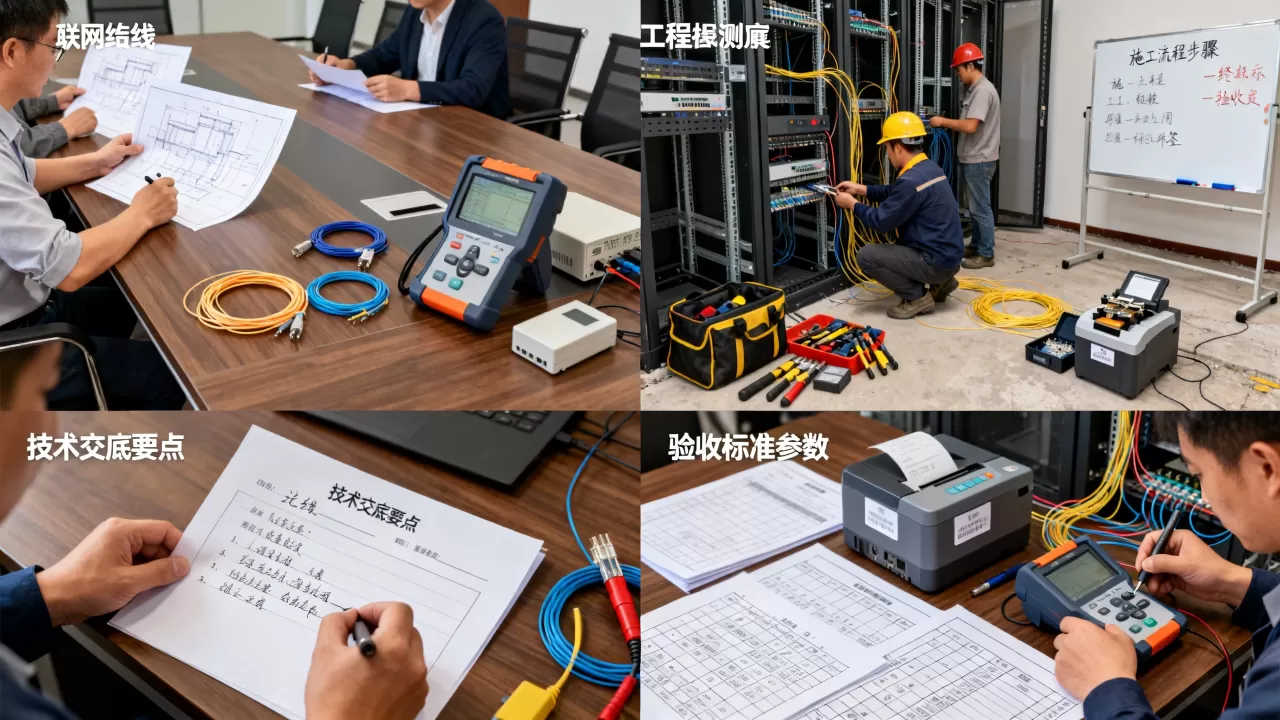 互联网专线接入工程技术交底怎么做?具体施工流程与验收标准 互联网专线接入工程技术交底怎么做?具体施工流程与验收标准