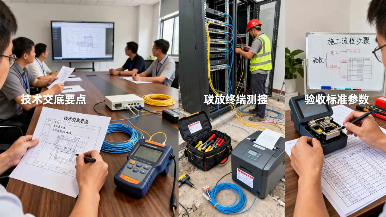 互联网专线接入工程技术交底怎么做?具体施工流程与验收标准 互联网专线接入工程技术交底怎么做?具体施工流程与验收标准