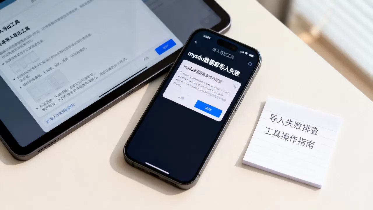 安卓mysql数据库导入失败怎么办？mysql数据库导入导出工具