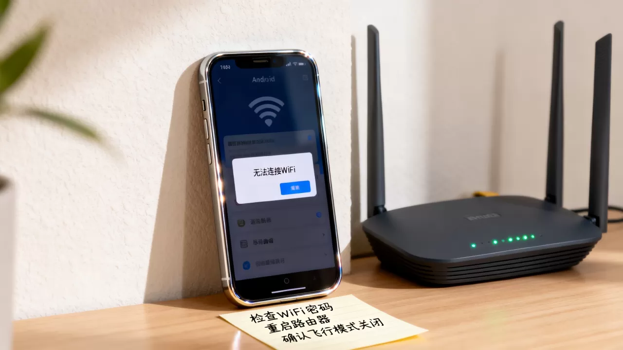 Android40访问网络失败怎么办？手机无法连接WiFi怎么解决