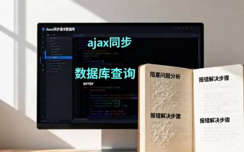 ajax同步发送两个数据库会阻塞页面吗？ajax同步请求数据库报错怎么解决