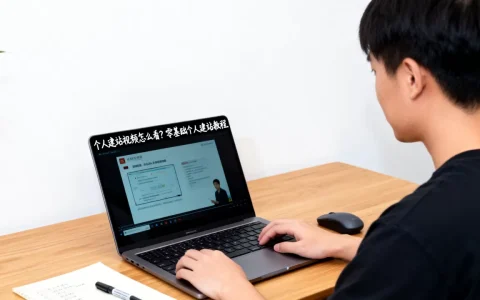 个人建站视频怎么看？零基础个人建站教程