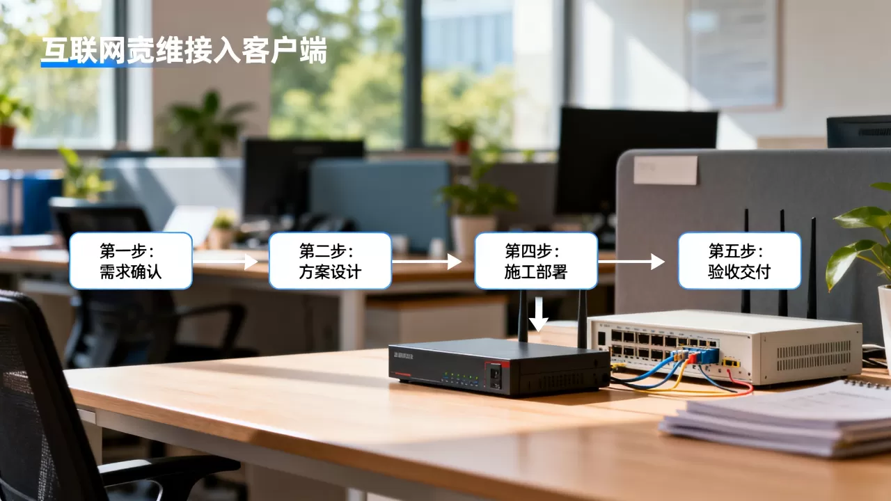 互联网专线接入客户端流程图是怎样的?如何办理企业宽带专线 互联网专线接入客户端流程图是怎样的?如何办理企业宽带专线