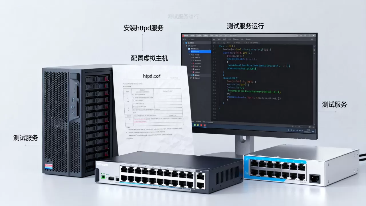 httpd文件服务器怎么搭建？httpd配置虚拟主机详细教程