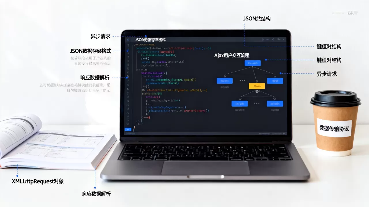 Ajax如何与用户交互？JSON数据存储格式详解