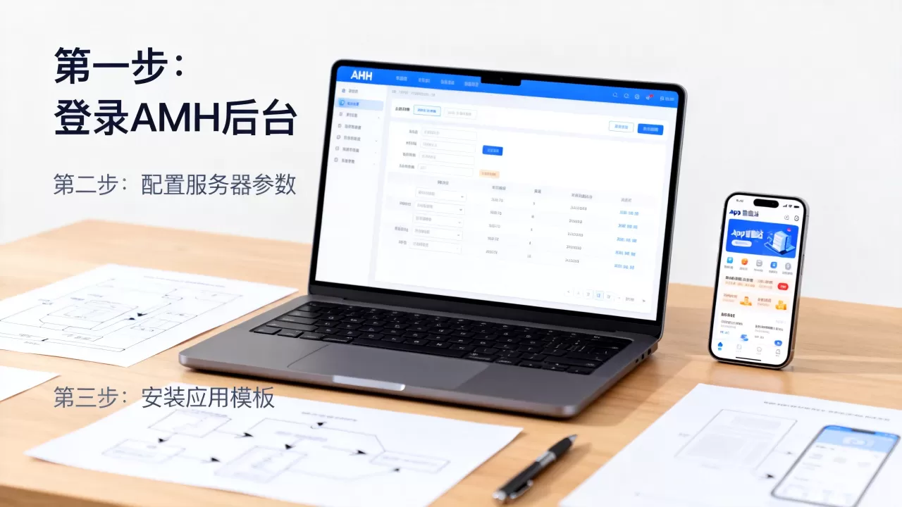 如何用AMH搭建app自建站?app自建站流程详解 如何用AMH搭建app自建站?app自建站流程详解