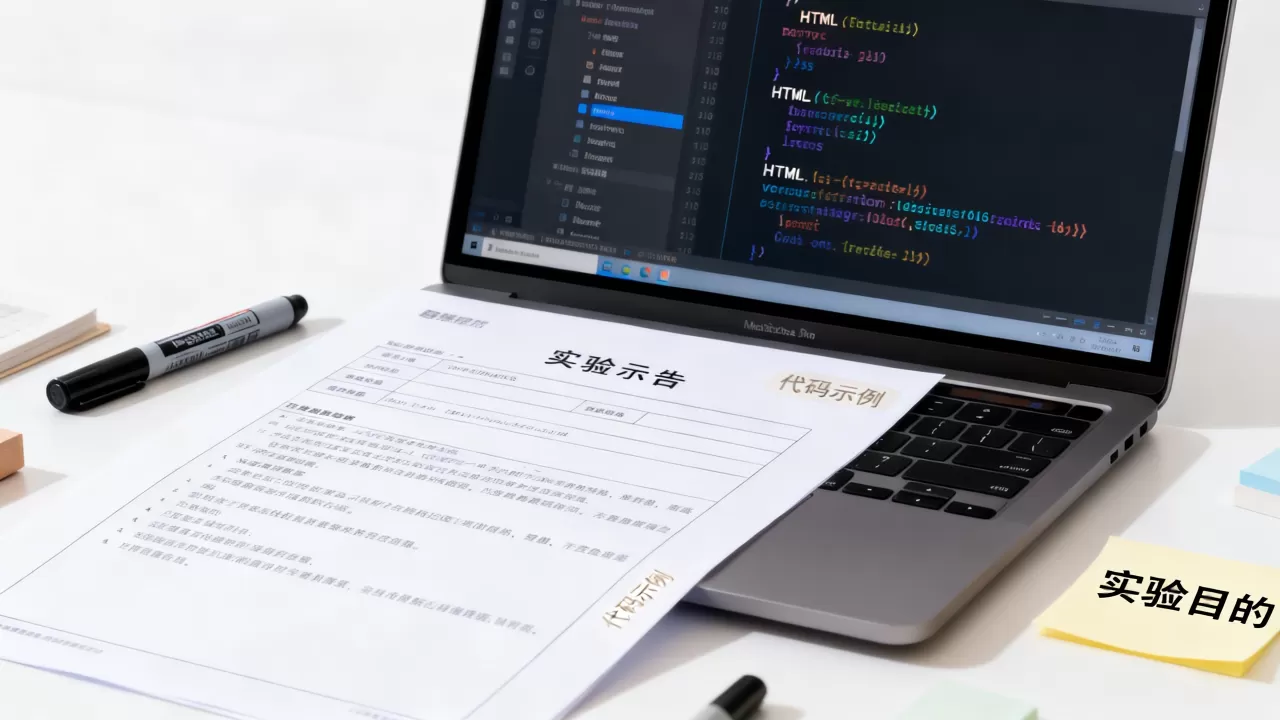 html设计网站实验报告怎么做？html网页设计实验报告模板
