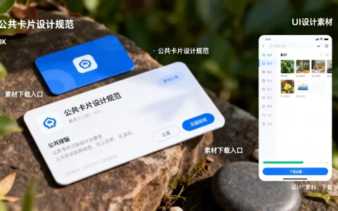app界面模板公共卡片怎么设计？UI设计素材哪里下载