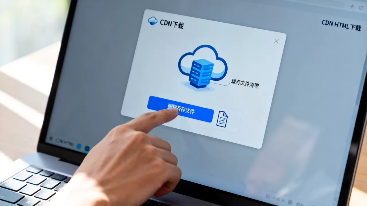 腾讯CDN HTML如何下载？腾讯云CDN缓存文件清理方法