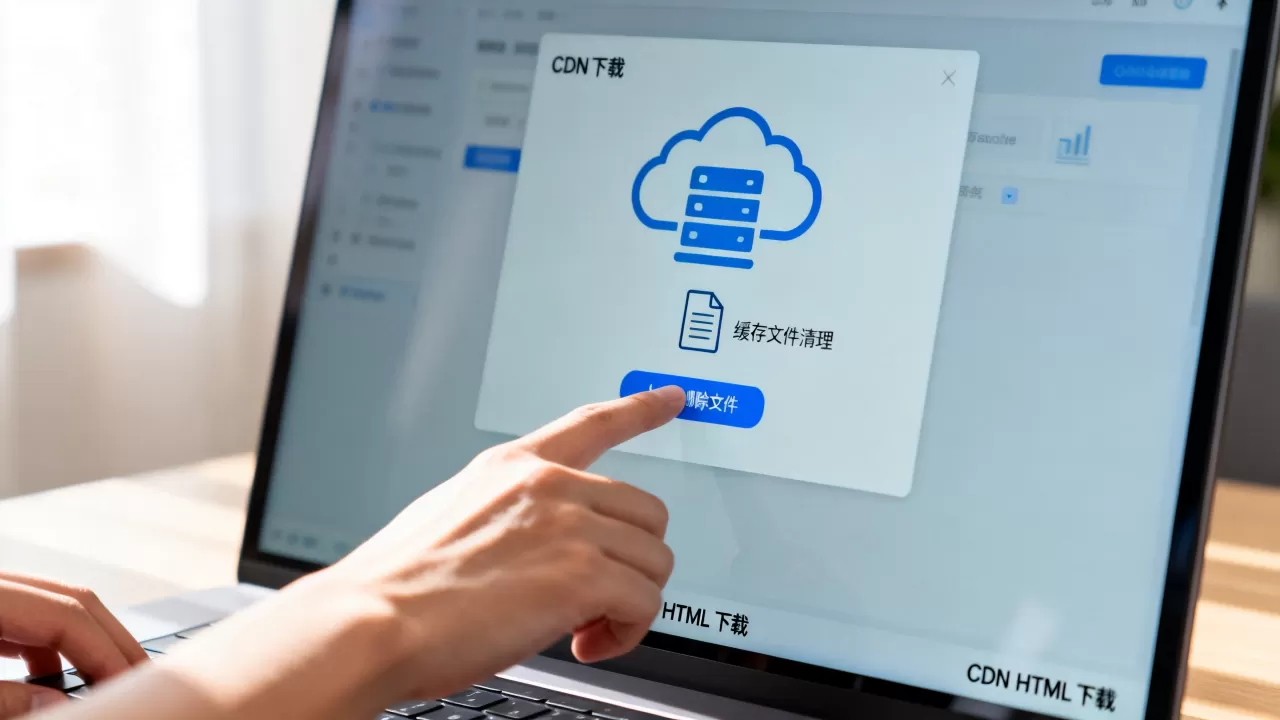 腾讯CDN HTML如何下载？腾讯云CDN缓存文件清理方法