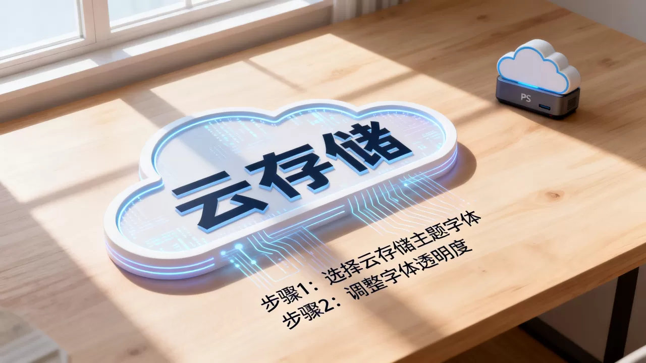 互联网云存储PS字体设计效果如何?ps字体设计效果教程 互联网云存储PS字体设计效果如何?ps字体设计效果教程