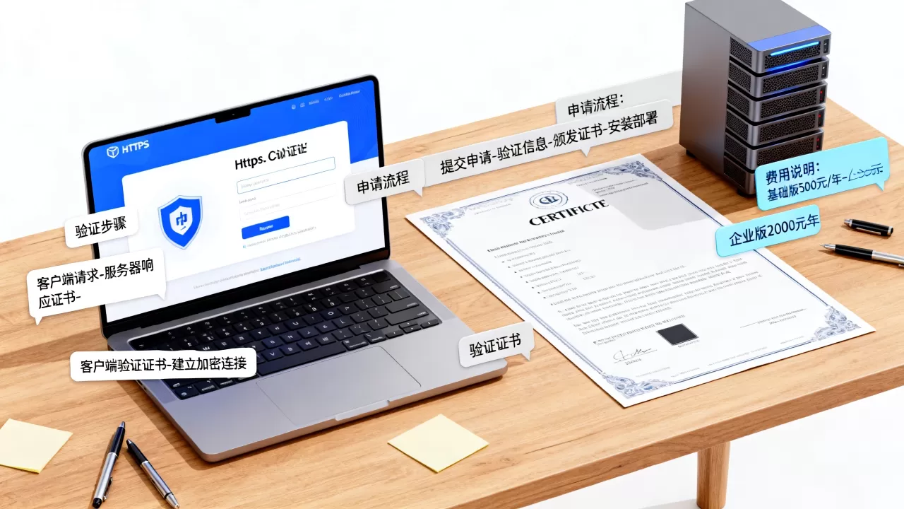 https证书验证过程是怎样的？https证书申请流程及费用