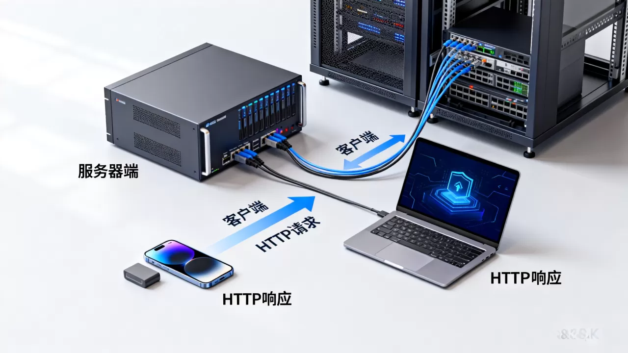 http服务器端和客户端有什么区别？http服务器和客户端通信原理