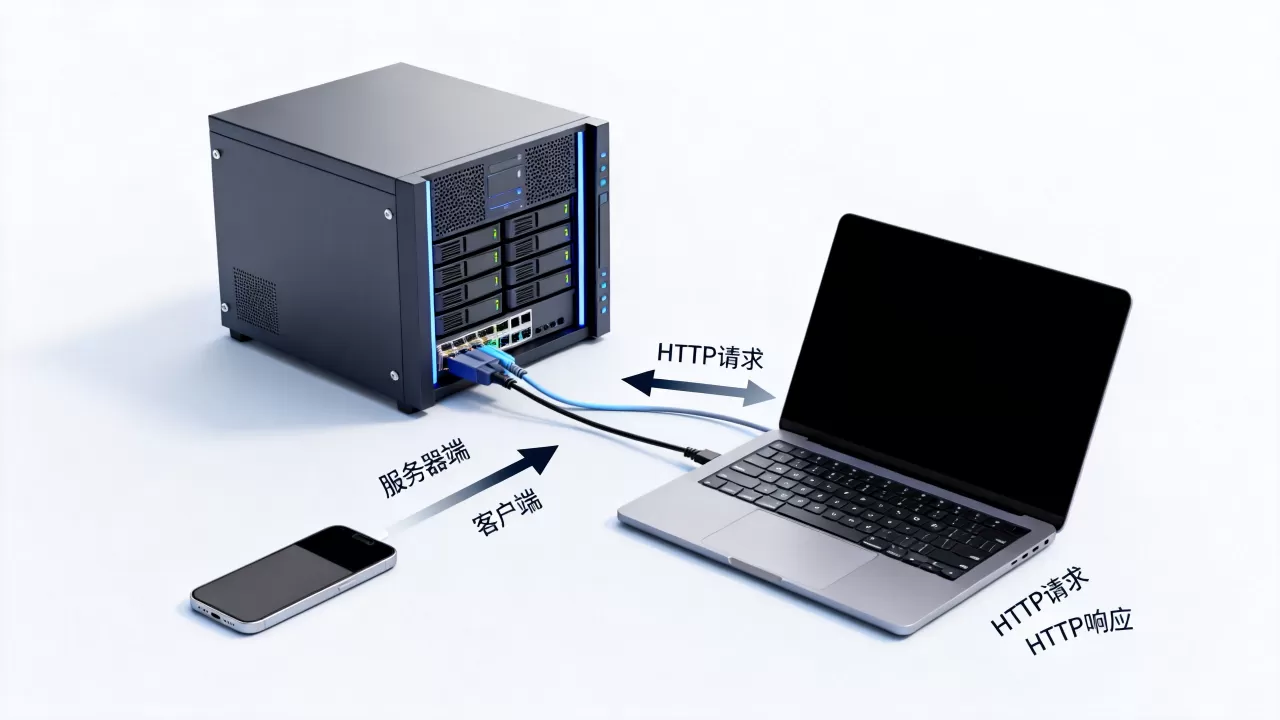 http服务器端和客户端有什么区别？http服务器和客户端通信原理