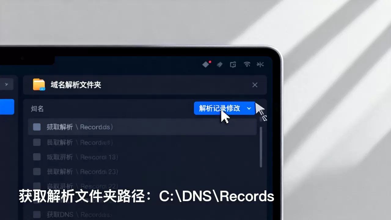 如何获取域名解析文件夹?域名解析记录在哪里修改 如何获取域名解析文件夹?域名解析记录在哪里修改
