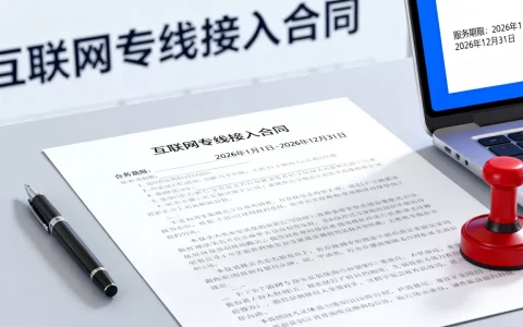 互联网专线接入合同范本怎么写？2026最新标准模板
