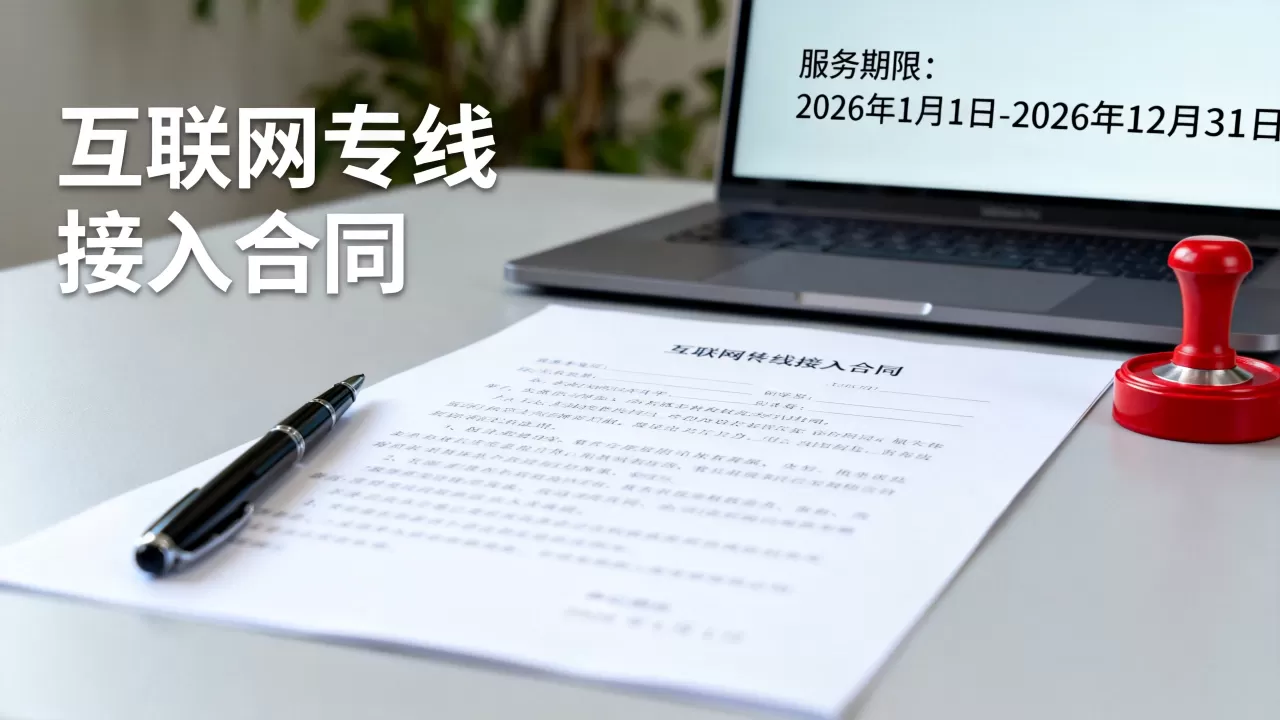 互联网专线接入合同范本怎么写？2026最新标准模板