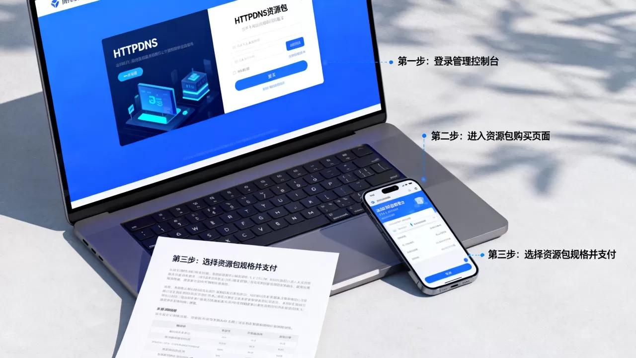 HTTPDNS资源包怎么买？HTTPDNS资源包购买流程