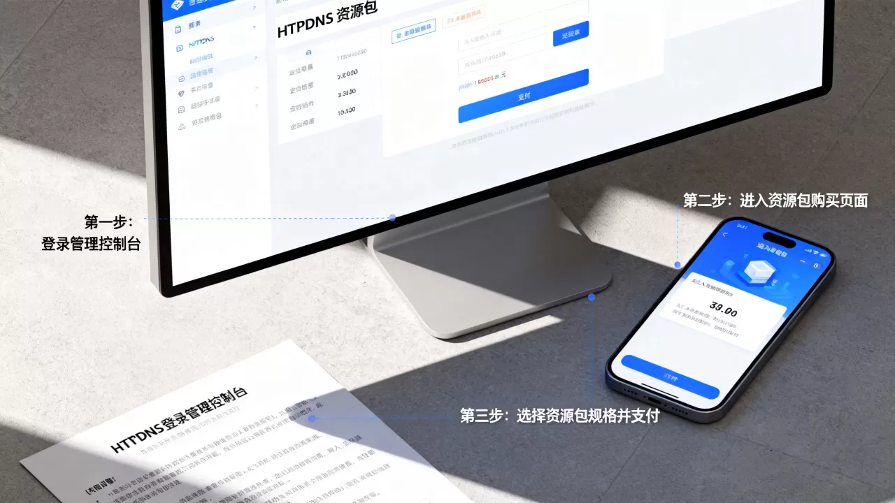 HTTPDNS资源包怎么买？HTTPDNS资源包购买流程