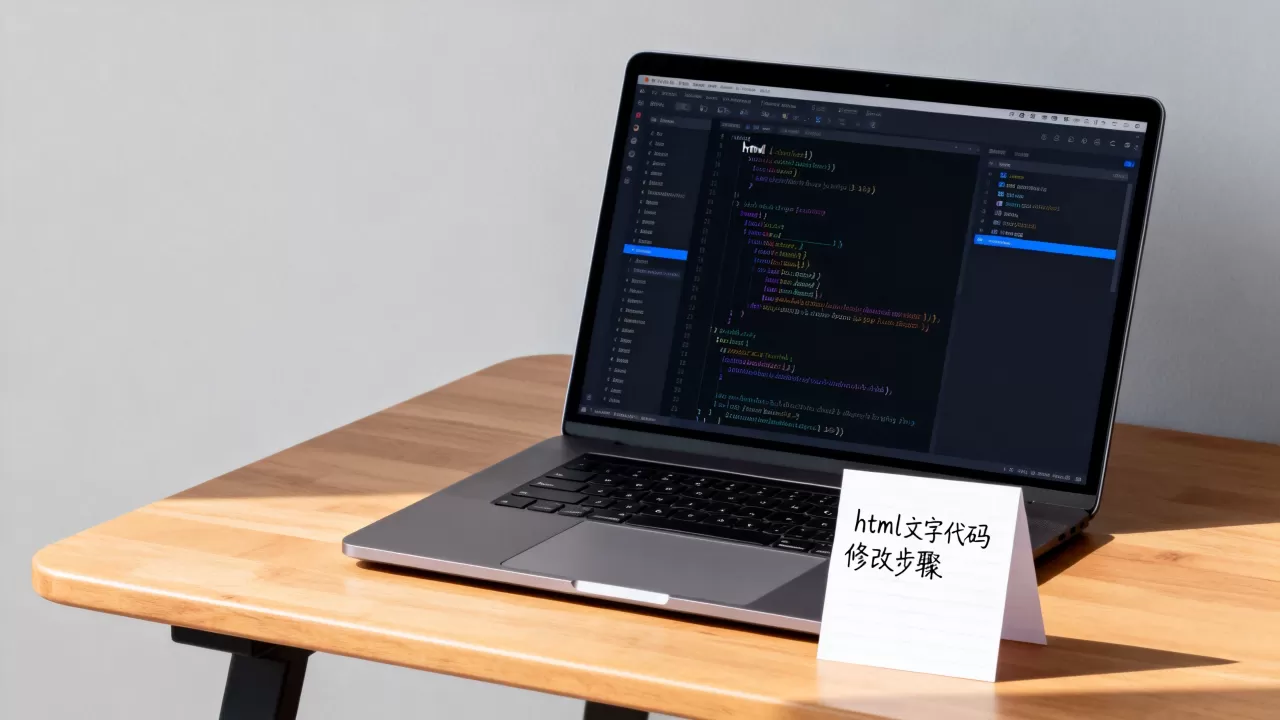 html页面文字代码怎么改？如何修改html页面文字代码