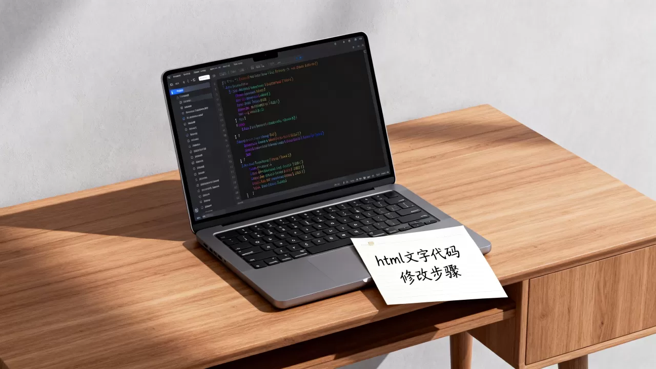 html页面文字代码怎么改？如何修改html页面文字代码