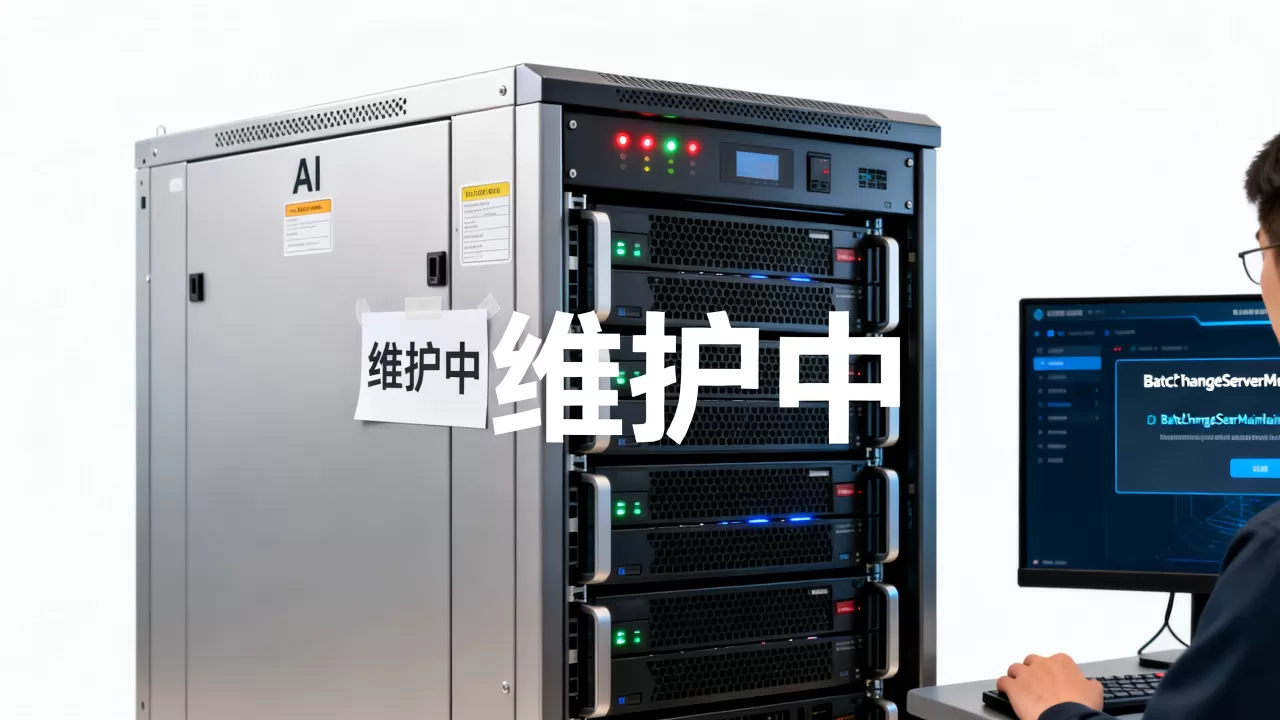 AI服务器如何标记维护状态?BatchChangeServerMaintainMode怎么用 AI服务器如何标记维护状态?BatchChangeServerMaintainMode怎么用