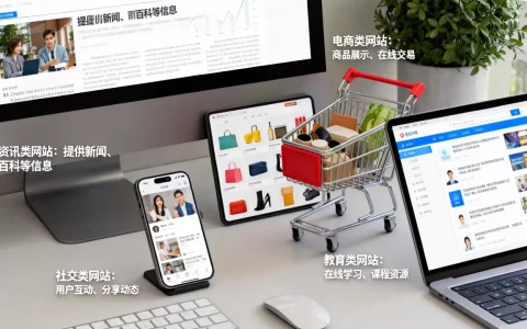 个人对网站的分类有哪些？常见网站类型及功能详解