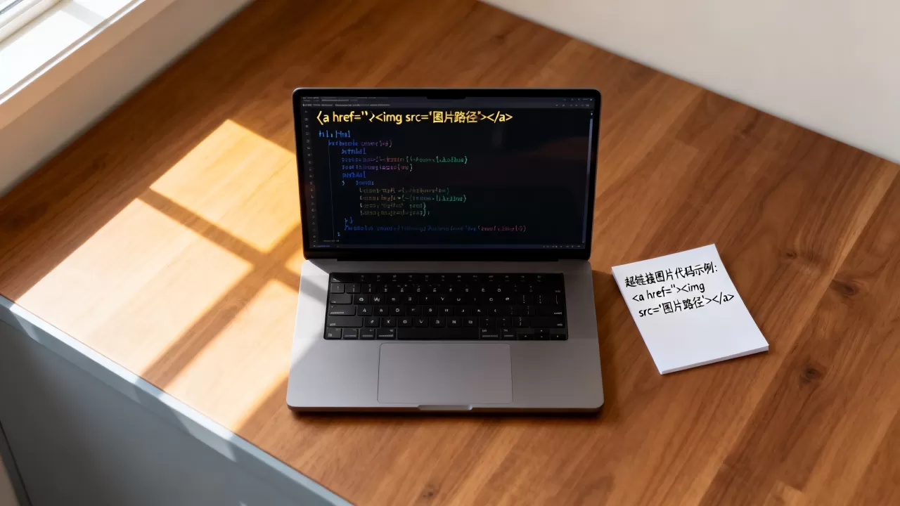 html连接怎么显示图片？html超链接添加图片代码