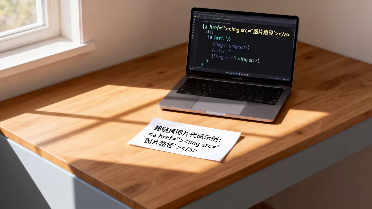 html连接怎么显示图片？html超链接添加图片代码