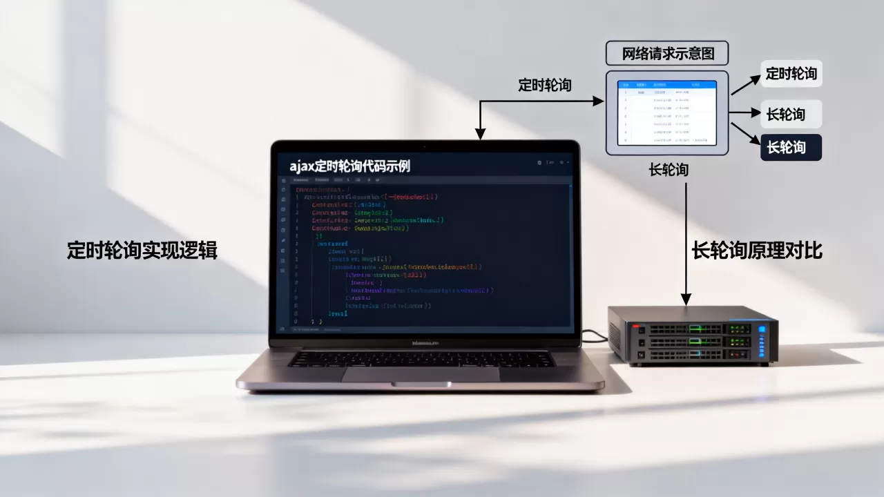 ajax定时向服务器轮询怎么实现？前端轮询与长轮询的区别