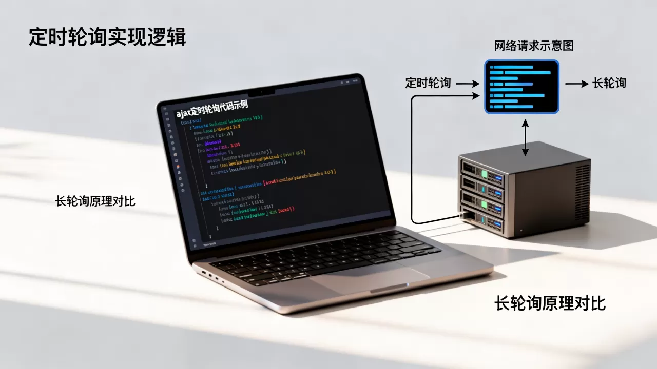 ajax定时向服务器轮询怎么实现？前端轮询与长轮询的区别