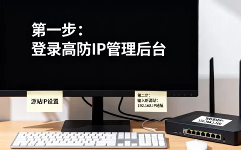 高防IP更换源站IP怎么操作？高防IP更换源站IP教程