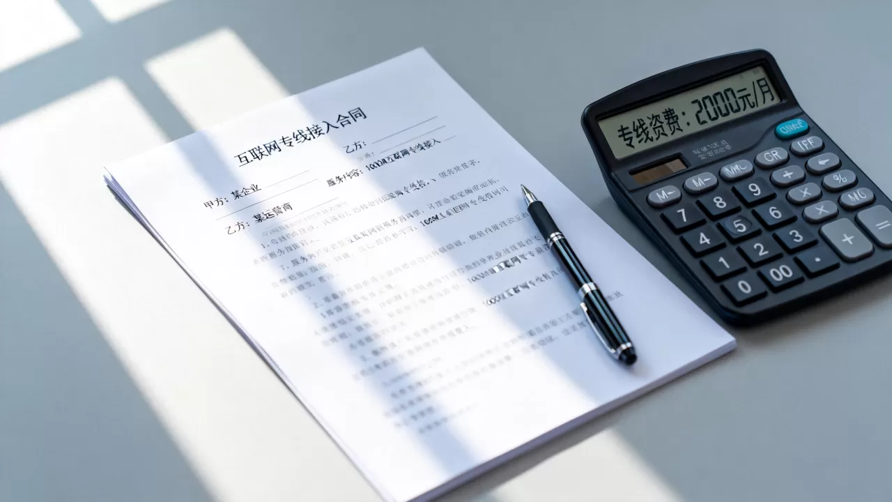 互联网专线接入合同模板怎么签？企业办理专线资费是多少