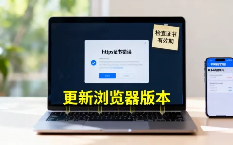 https证书错误怎么解决？https证书报错处理方案