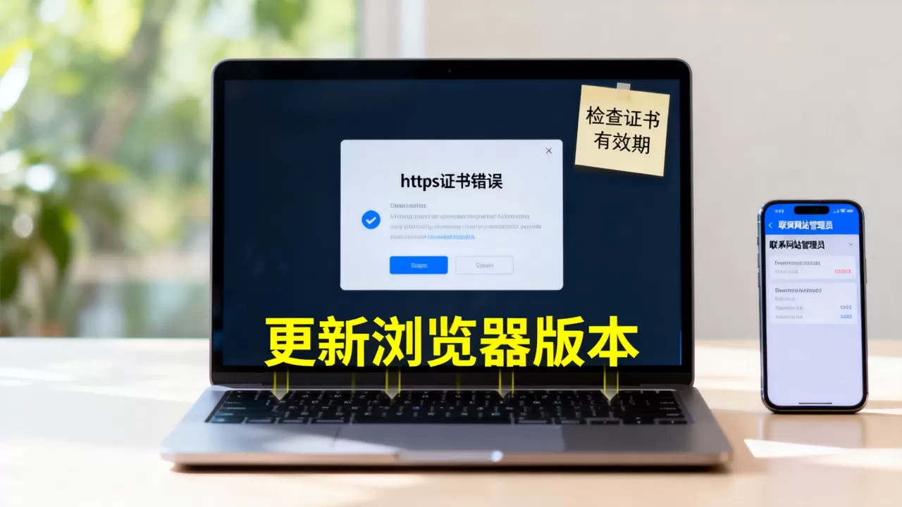 https证书错误怎么解决？https证书报错处理方案