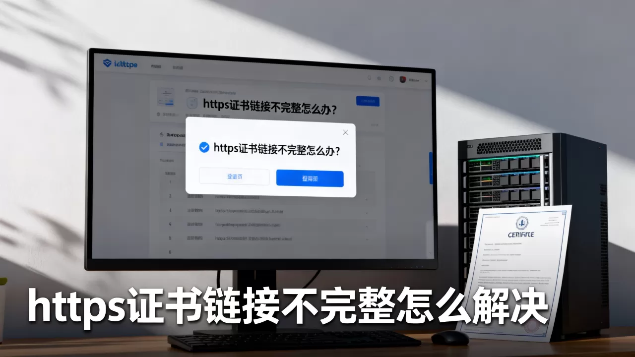 https证书链接不完整怎么办?https证书链接不完整怎么解决 https证书链接不完整怎么办?https证书链接不完整怎么解决