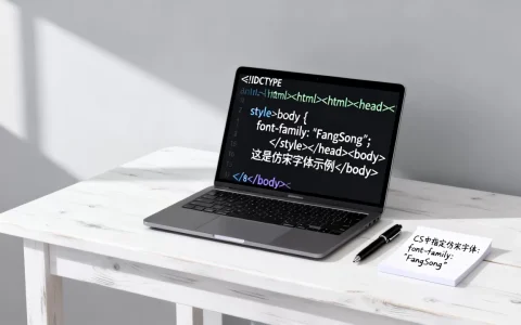 html怎么设置字体仿宋？css中如何指定仿宋字体