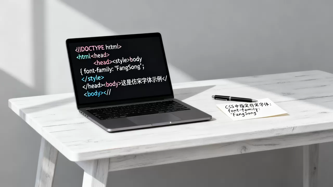 html怎么设置字体仿宋?css中如何指定仿宋字体 html怎么设置字体仿宋?css中如何指定仿宋字体