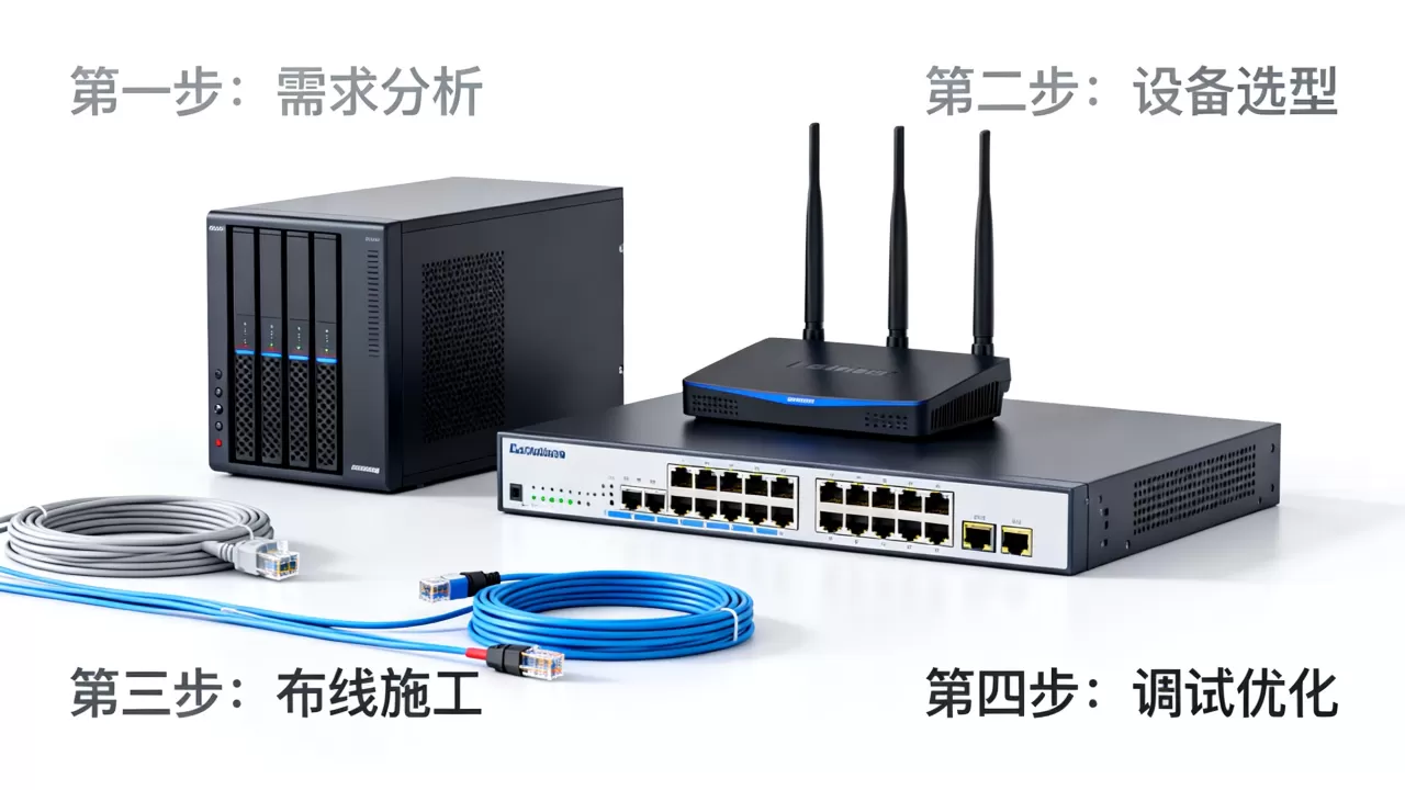 企业网络组建需要哪些步骤?企业网络组建方案 企业网络组建需要哪些步骤?企业网络组建方案
