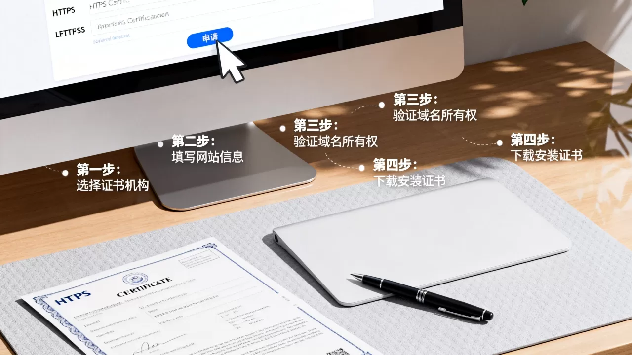 网站HTTPS证书怎么申请?免费SSL证书申请流程 网站HTTPS证书怎么申请?免费SSL证书申请流程
